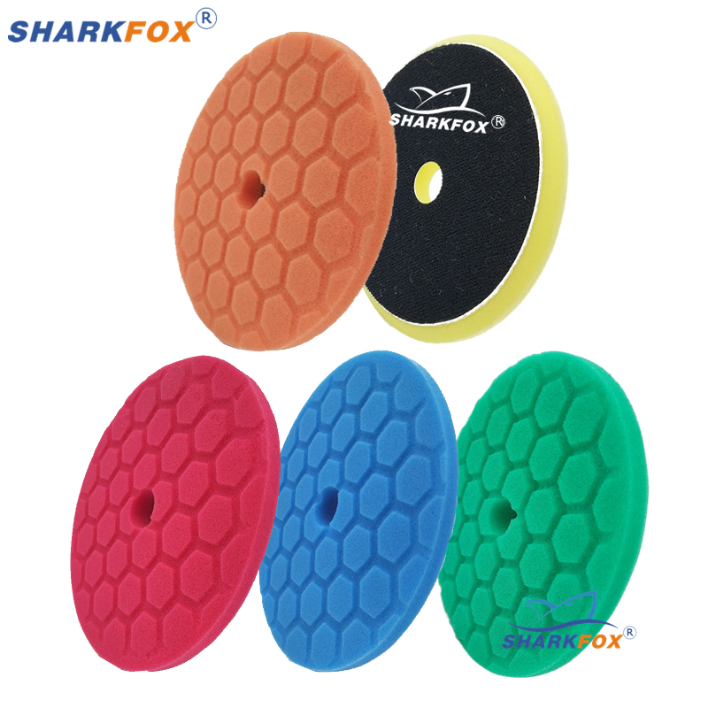Polish Pad Set Buffer - Sharkfox 5 pezzi/set 5 pollici (125mm)