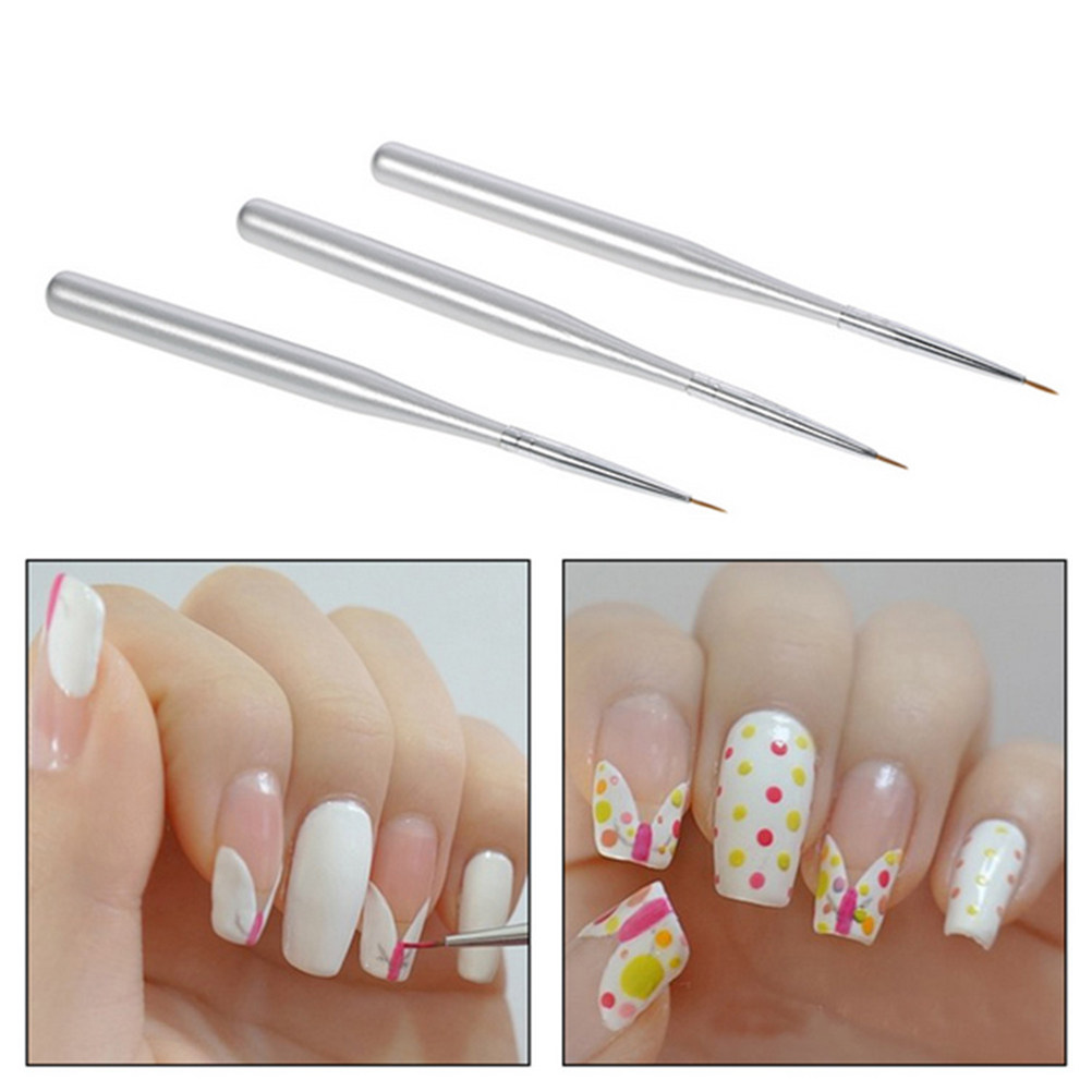 Detailing Brush Set - Set di 3 Pennelli per Nail