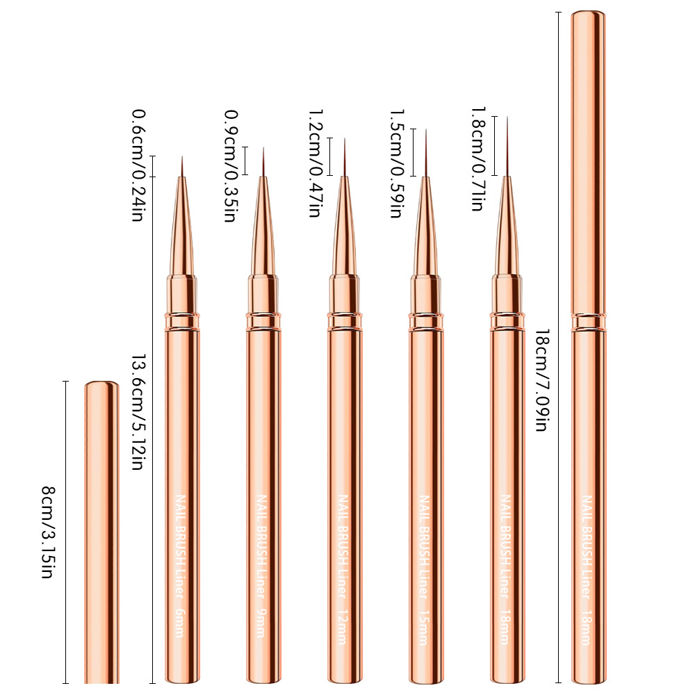 Detailing Brush Set - Set di pennelli per nail art