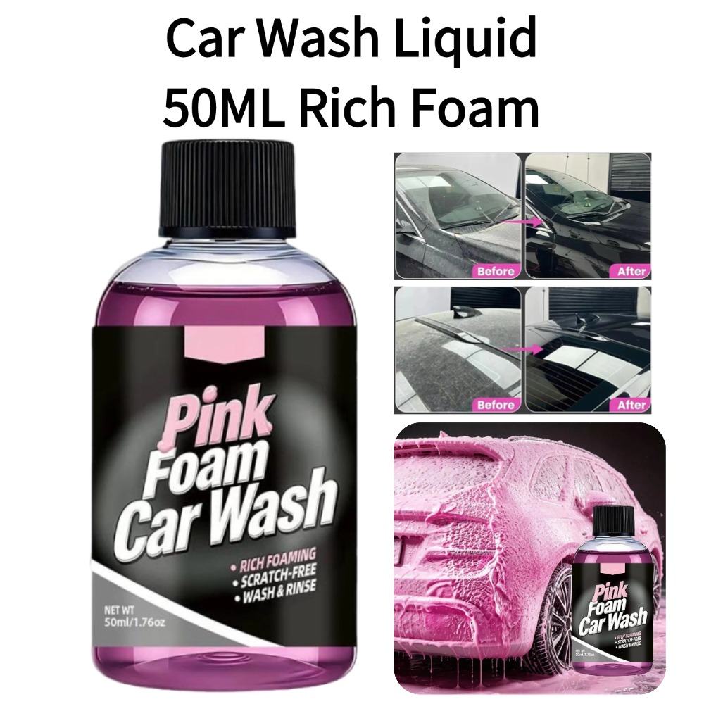 Microfiber Towel Detailing - Shampoo Schiumogeno per Auto 50ml, Detergente