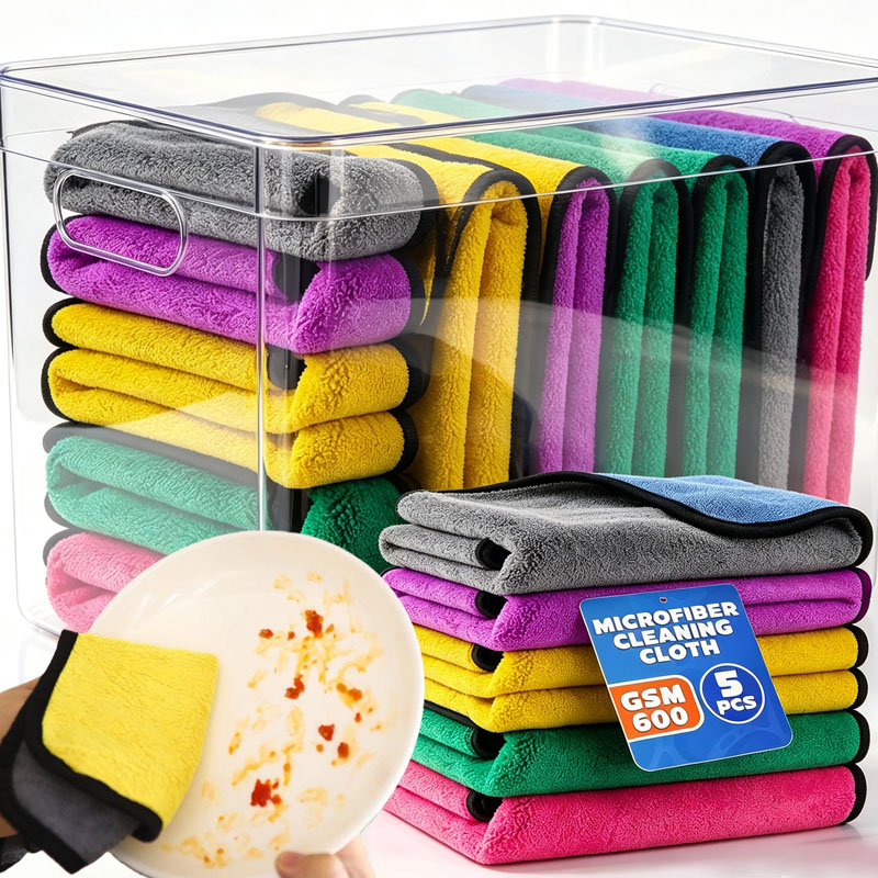 Microfiber Towel Detailing - Panni in Microfibra per Pulizia Auto,