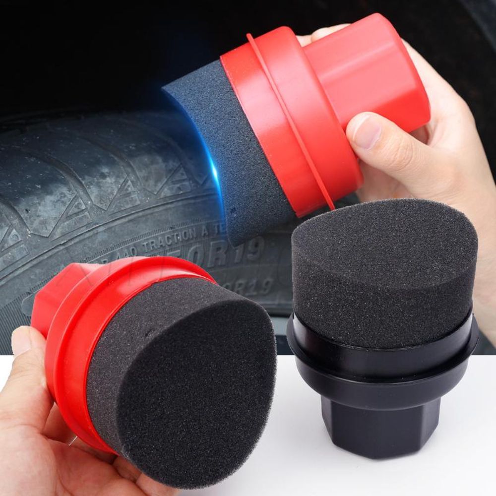Wax Applicator Pad - Spugna Curva per Lucidatura Pneumatici con