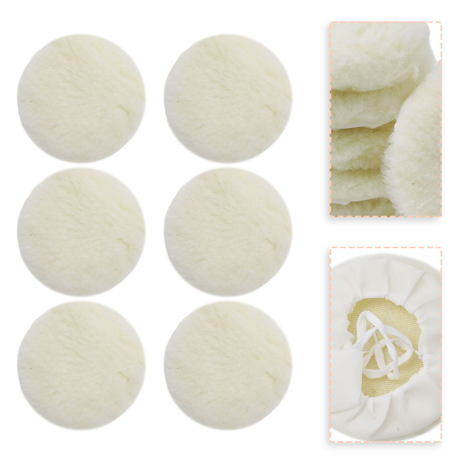 Polish Pad Set Buffer - Set tamponi per lucidatura 125mm buffer