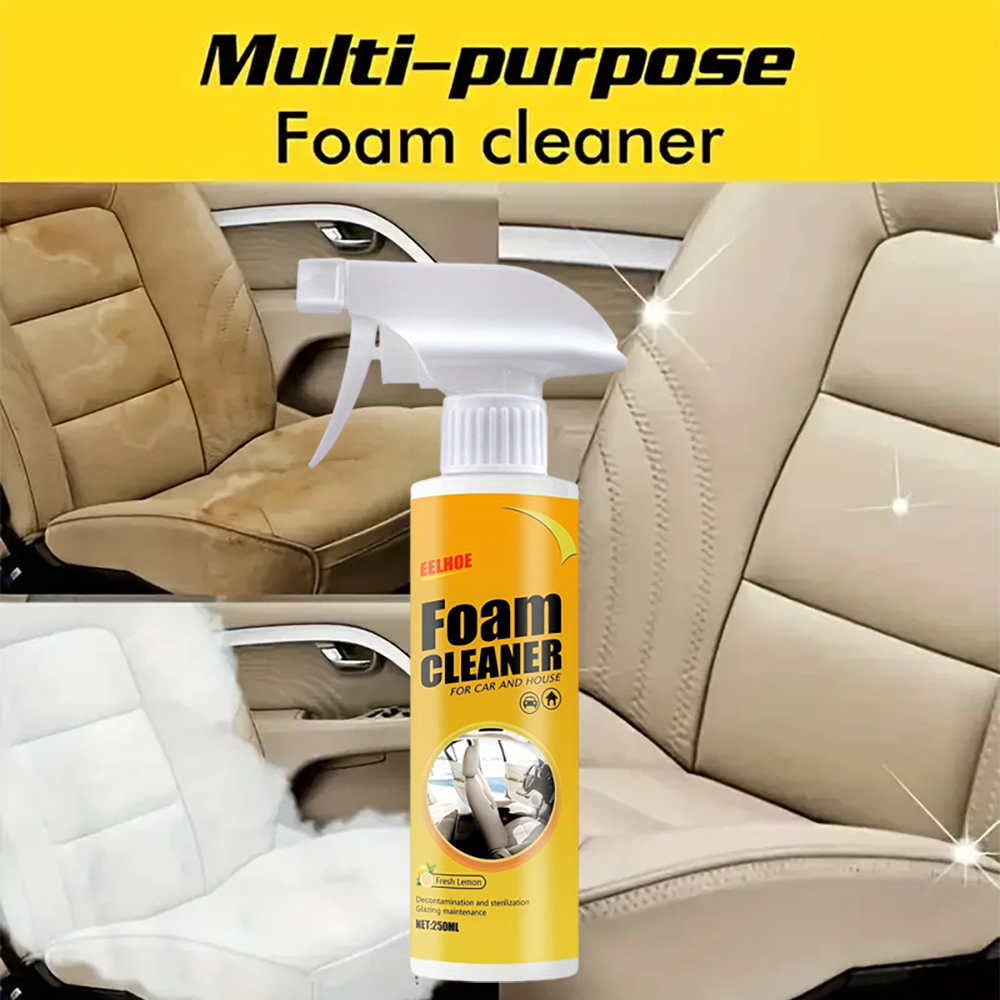Leather Cleaner Interior - Detergente in schiuma multifunzionale Rimozione e