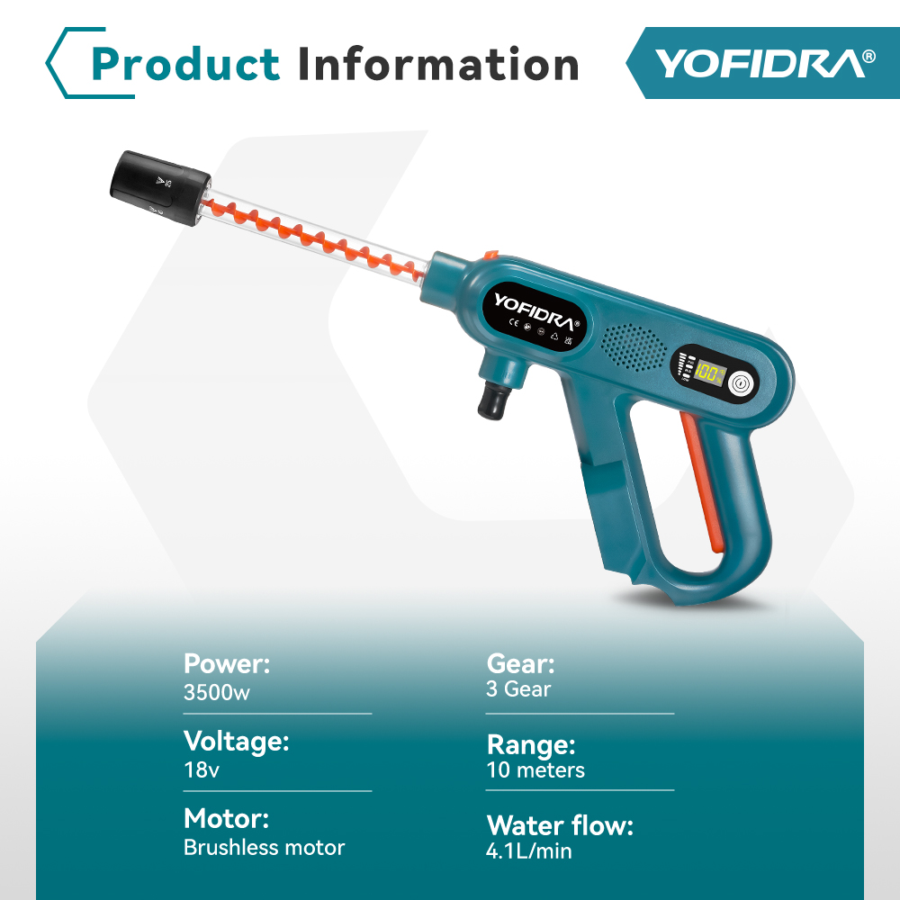 YOFIDRA 3500W Pistola per lava - Car Shampoo Ph recensione e prezzo