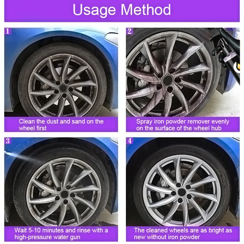 50ml/100ml Ruota Vernice Ferro - Wheel Cleaner Alloy recensione e prezzo