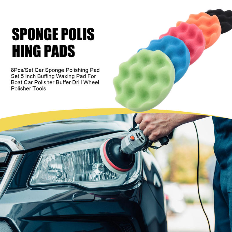 ABJA-8 Pz/set Auto Spugna Tamp - Polish Pad Set Buffer recensione e prezzo