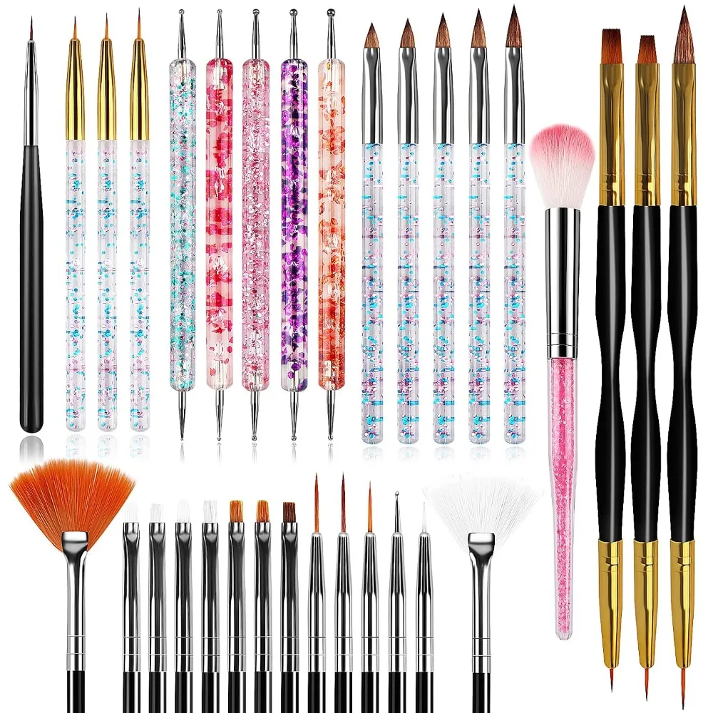 32 pennelli per nail art, penn - Detailing Brush Set recensione e prezzo