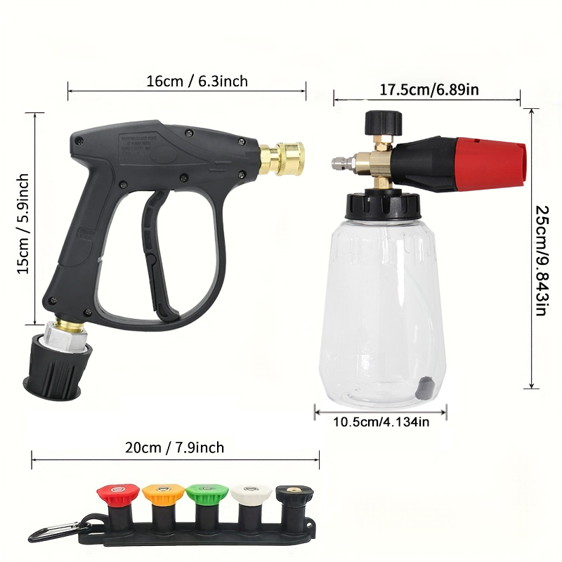 Kit lancia schiuma neve compat - Foam Cannon Car Wash recensione e prezzo