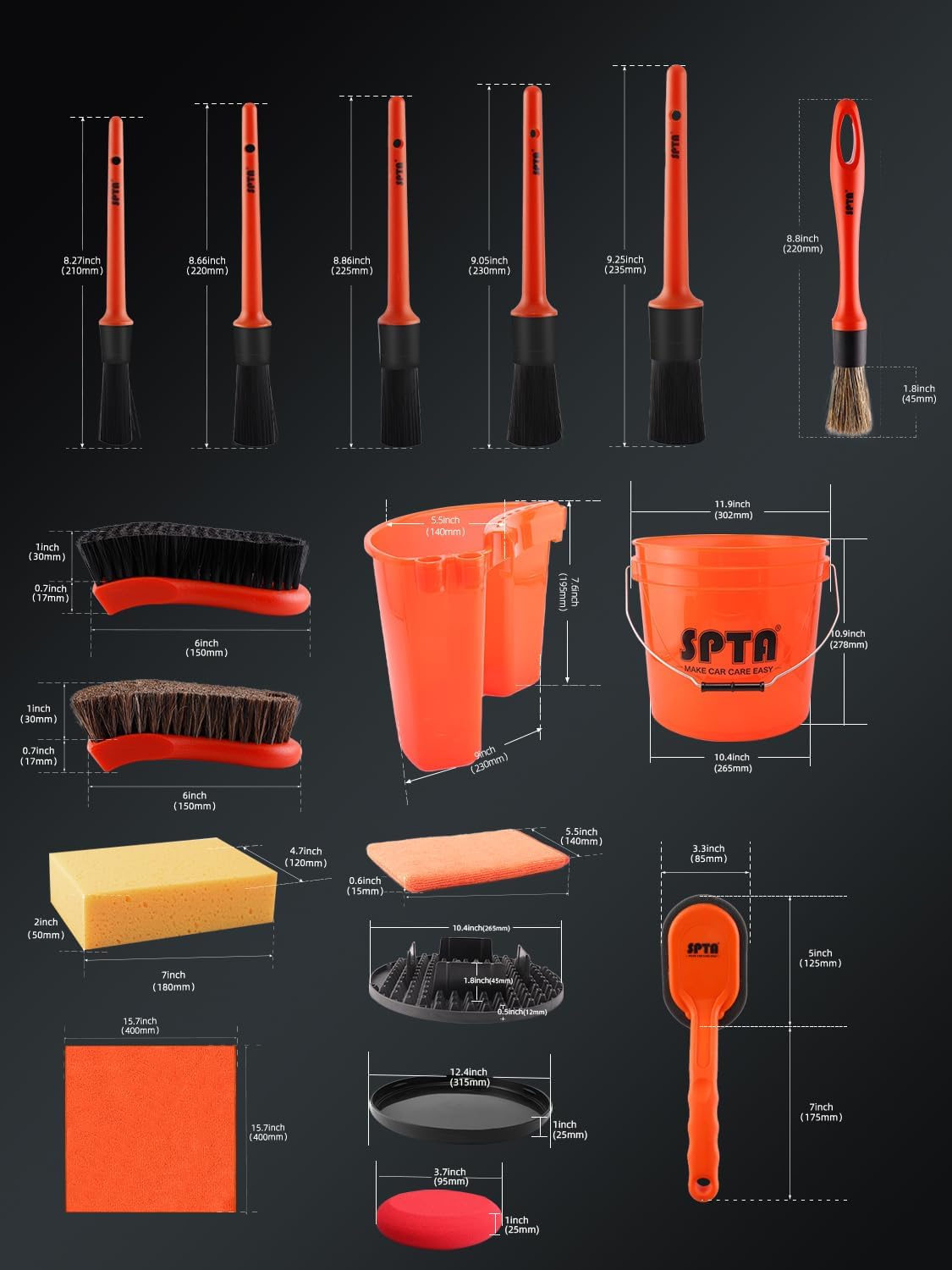 SPTA Set da 31 Pezzi per Lavag - Interior Detailing Kit recensione e prezzo