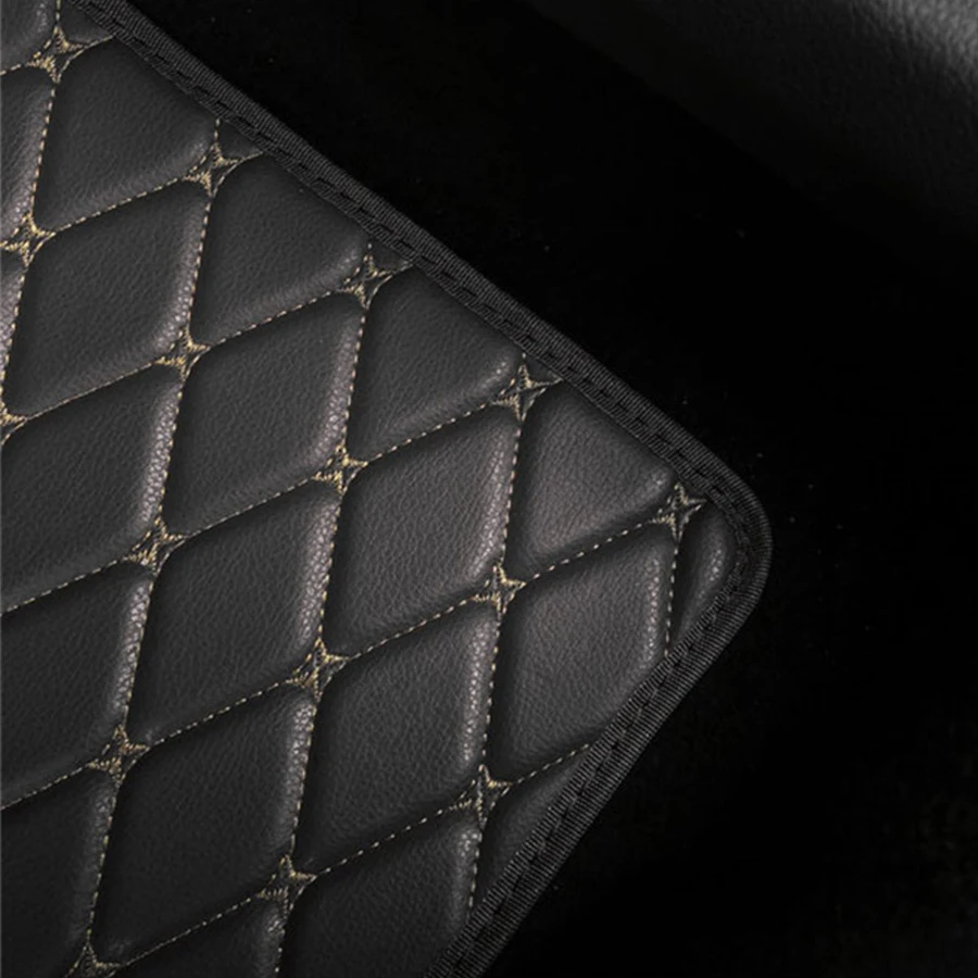 4 pezzi in pelle PU nera tappe - Leather Cleaner Interior recensione e prezzo