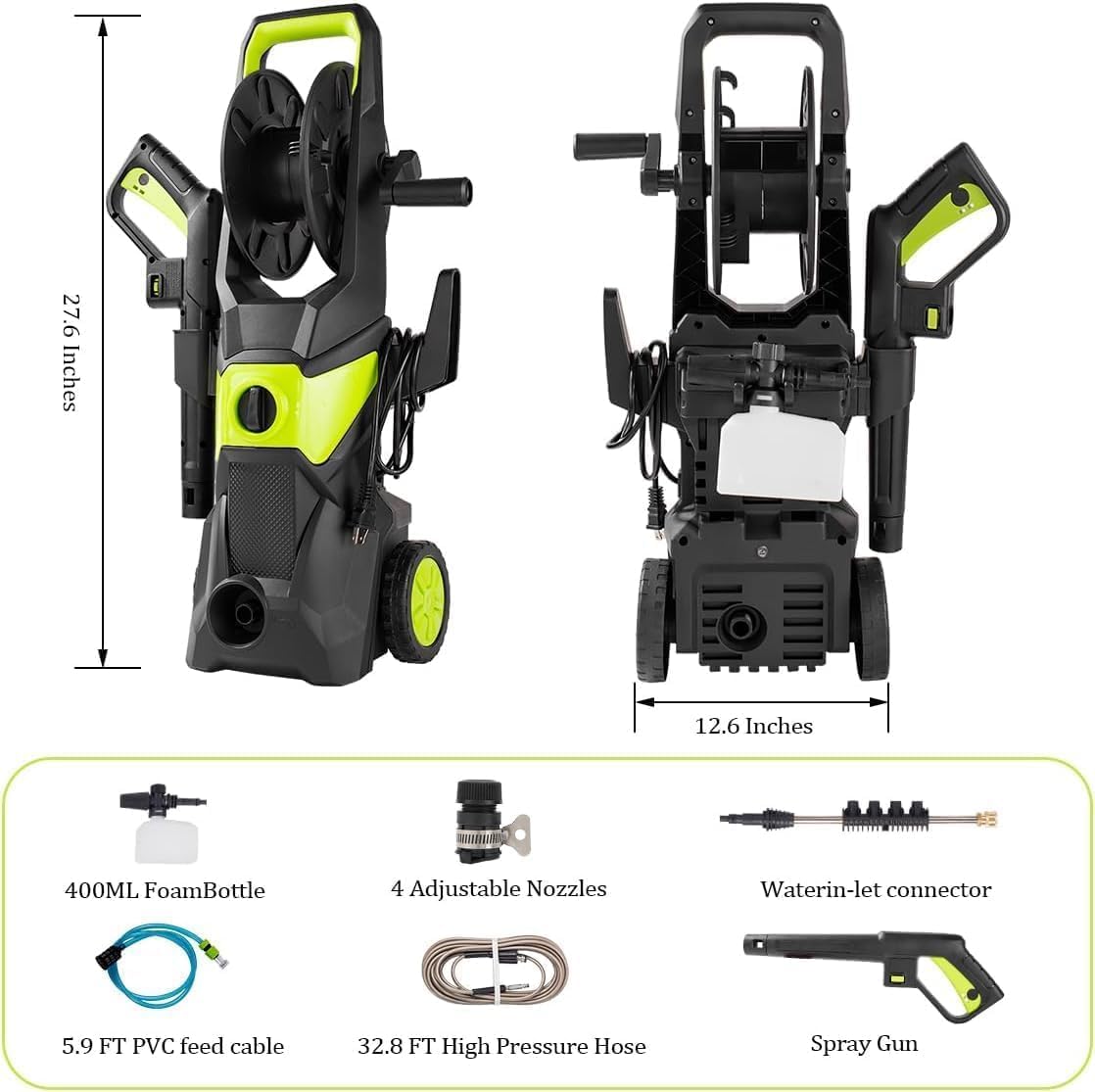 Idropulitrice elettrica 4000PS - Pressure Washer Foam Gun recensione e prezzo